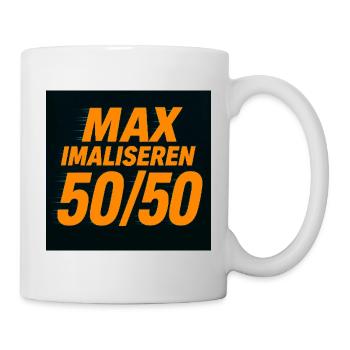 Maximieren Sie 50/50 - Tasse - Weiß - Rechts