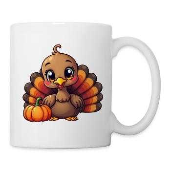 Thanksgiving Truthahn Baby - Tasse - Weiß - Rechts