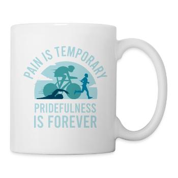 Triathlon Swimming Cycling Running Vintage Sports - Mug - white - Right