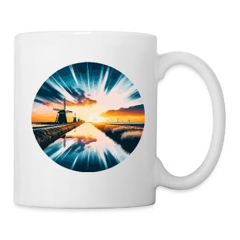 The Netherlands is a land of water - Mug - white - Right