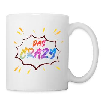 Das Crazy Farbknall - Tasse - Weiß - Rechts