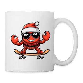 Crab Crab Christmas Funny - Mug - white - Right