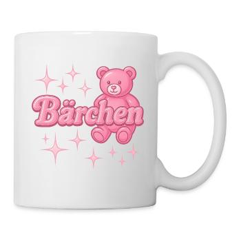 bärchen / y2k spitzname statement design - Tasse - Weiß - Rechts