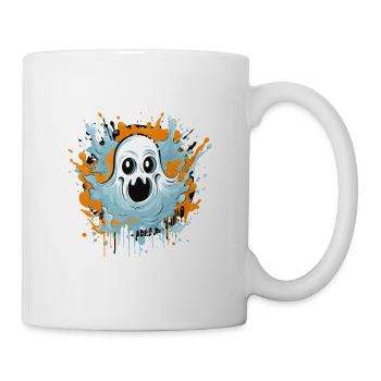 Bande dessinée fantôme - Mug blanc - blanc - Droite