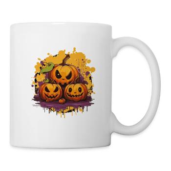 Citrouille Gang Halloween Imprimer - Mug blanc - blanc - Droite