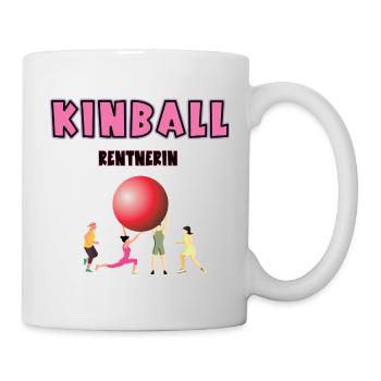 Kinball Rentnerin Kinballerin Rente Ruhestand - Tasse - Weiß - Rechts