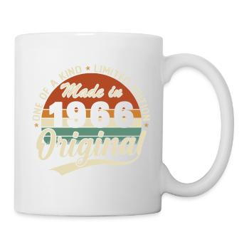 1966 Vintage Rétro Cadeau D'anniversaire - Mug blanc - blanc - Droite