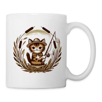 Whiskered Angler Cat - Mug - white - Right