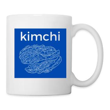 Kimchi Line Style Blue - Mug - white - Right