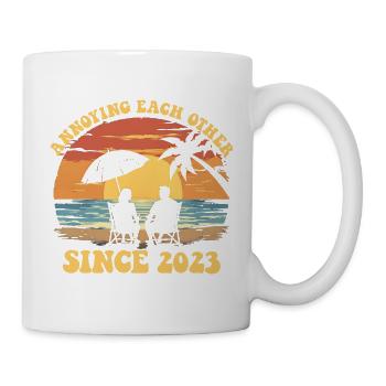 Wir nerven uns gegenseitig seit dem Jubiläum 2023 - Tasse - Weiß - Rechts