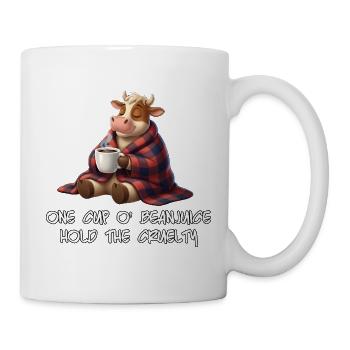 Une tasse de thé sans cruauté - Mug blanc - blanc - Droite