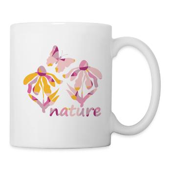 Pinky nature - Bloom in Pink Tones - Mug - white - Right