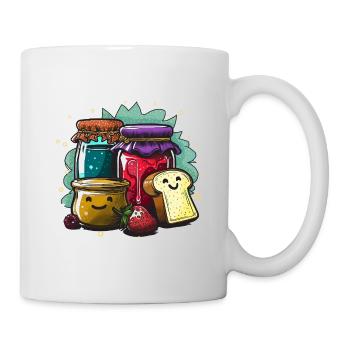 Splendeur colorée de la confiture - Mug blanc - blanc - Droite