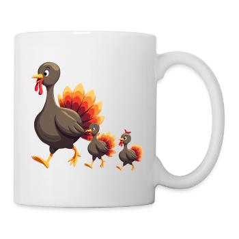 Thanksgiving Truthahn Baby - Tasse - Weiß - Rechts