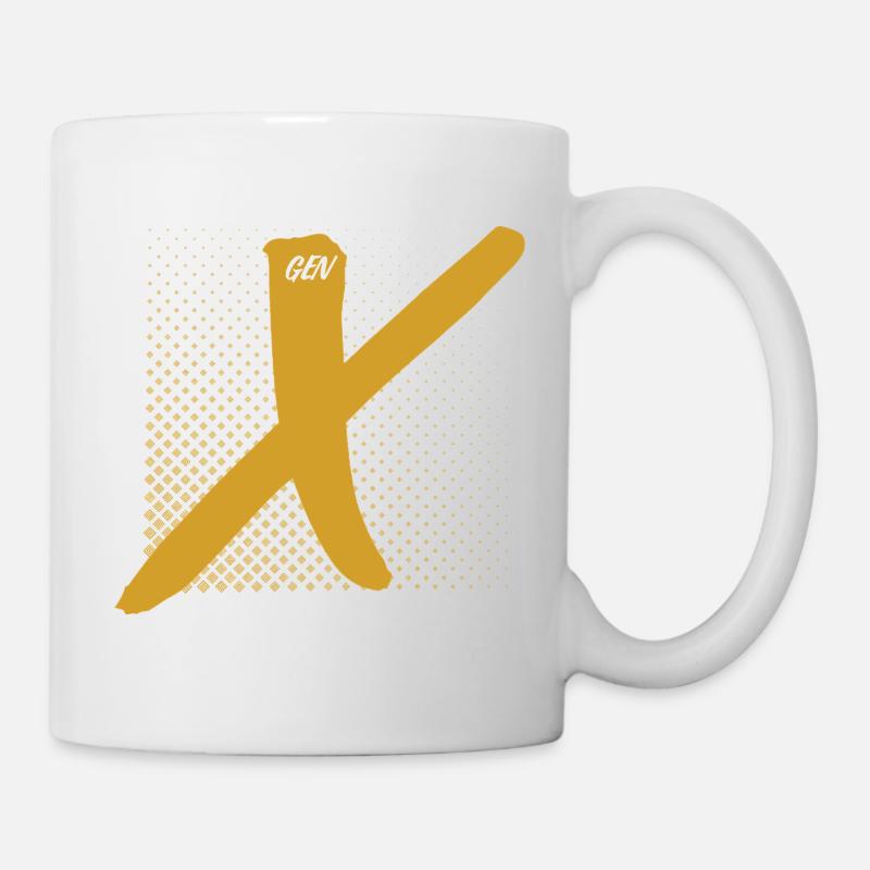 Génération X Doré X - Mug blanc - blanc