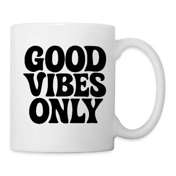 GOOD-VIBES ONLY - Mug - white - Right