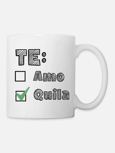 Te AmoTequila - Tasse - Weiß