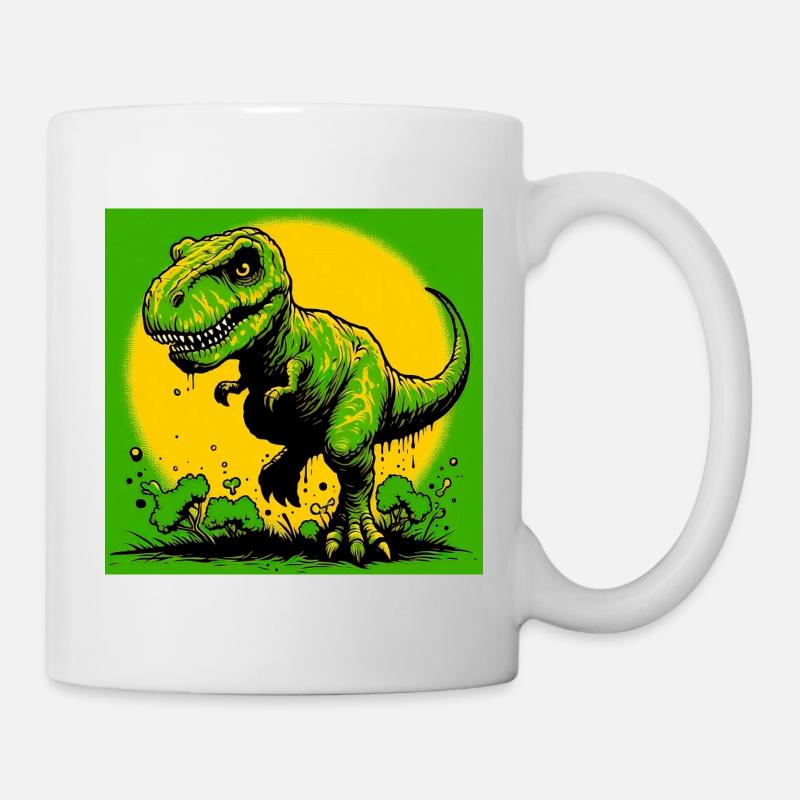 Dinosaurier - Tasse - Weiß