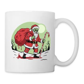 Gruseliges Monster Zombie Weihnachten Horror - Tasse - Weiß - Rechts