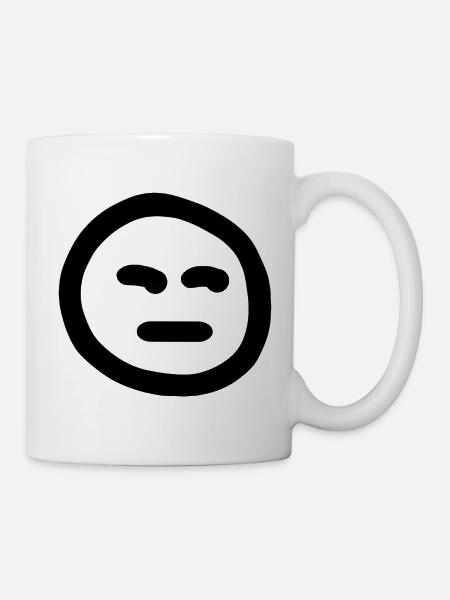 Side Eye - Tasse - Weiß