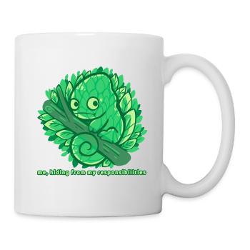 Mich vor meiner Verantwortung verstecken - Tasse - Weiß - Rechts