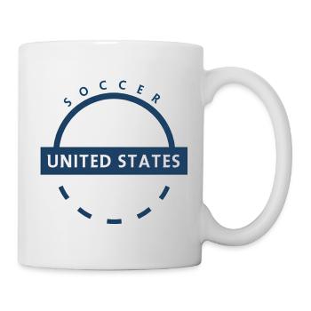 US Soccer Bogenwappen - Tasse - Weiß - Rechts