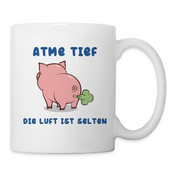 ATME TIEF - Die Luft ist selten - Tasse - Weiß - Rechts