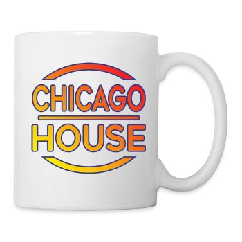 Chicago House Music Typography - Mug - white - Right