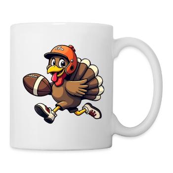 Thanksgiving Football Turkey - Mug - white - Right