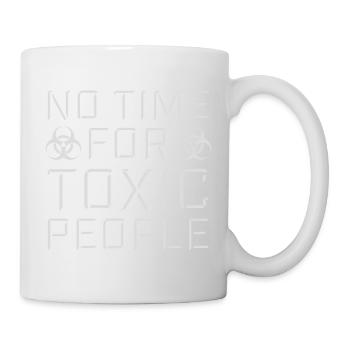 No Time Toxic People Boundaries Self Care Saying - Mug - white - Right