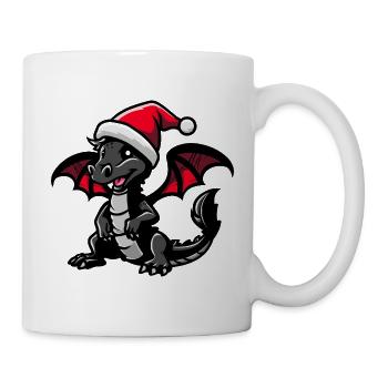 Noël du dragon - Mug blanc - blanc - Droite