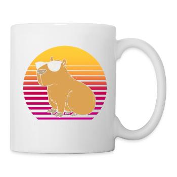 Happy Birthday Capybara Happy birthday - Mug - white - Right