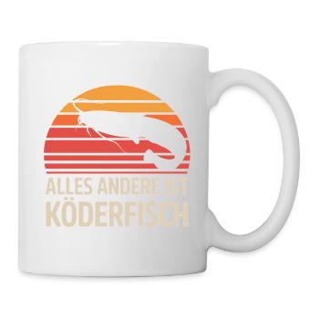 Pêcheur au poisson-chat – Tout le reste est un poisson-appât - Mug blanc - blanc - Droite