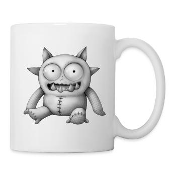 MONSTER DOLL #6 [Black & White] - Mug - white - Right