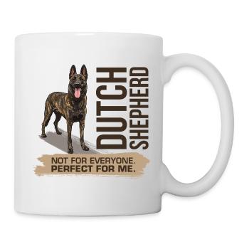 Dutch Shepherd – Dutchie - Tasse - Weiß - Rechts