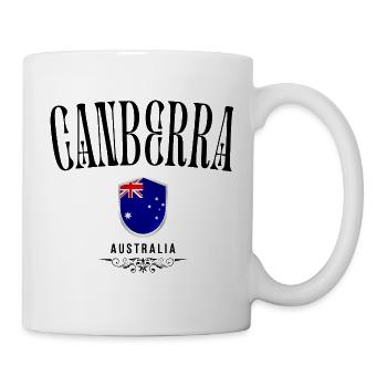 Souvenir Canberra, Canberra Australie - Mug blanc - blanc - Droite
