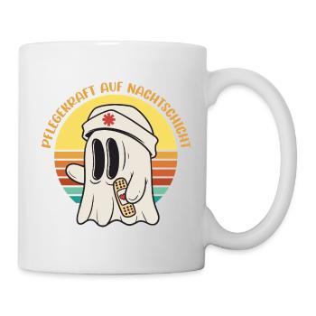 Pflegerin Geschenke Pflege Lustig Krankenpflegerin - Tasse - Weiß - Rechts