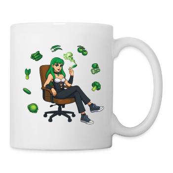 BE GREEN #1 - nice people - Mug - white - Right