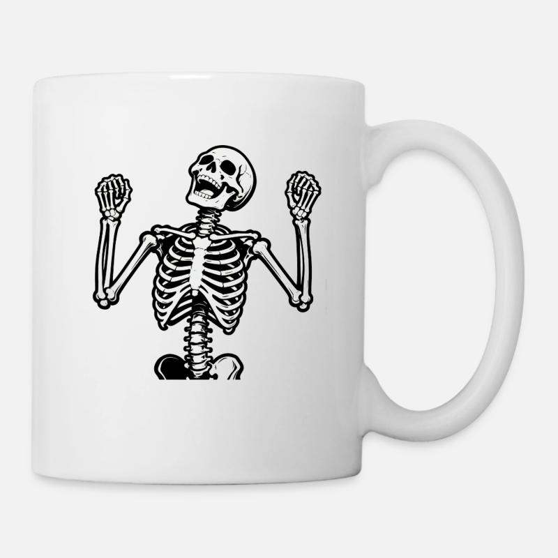 skeleton - Mug - white