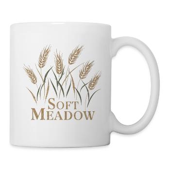 Sanfte Wiesengräser - Tasse - Weiß - Rechts