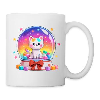 Rainbow Cats Snowglobe - Mug - white - Right