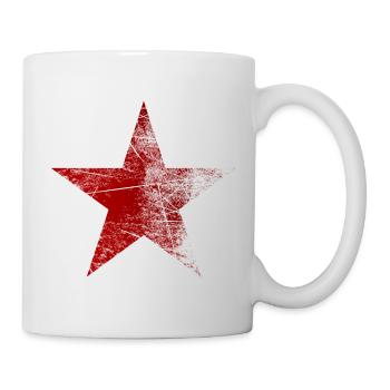 Étoile rouge utilisée Look communiste de l’Union soviétique - Mug blanc - blanc - Droite