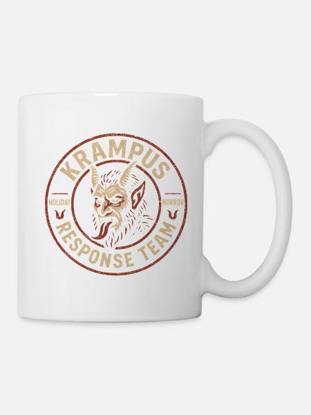 Krampus-Einsatzteam Lustiger Kryptid Krampus - Tasse - Weiß