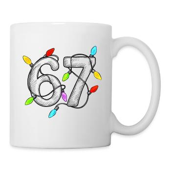 67 Lichterketten - Tasse - Weiß - Rechts