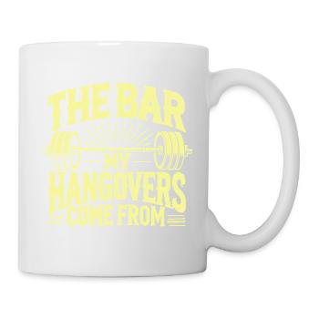 Funny Gym Bar Bodybuilding Gift - Mug - white - Right
