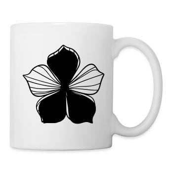 Clear Graphic Floral Design - Blossom Graphic - Mug - white - Right