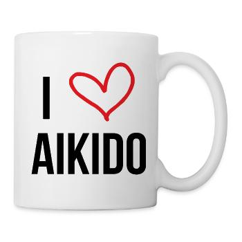 Aikido – Kampfsport – Aikido - Tasse - Weiß - Rechts