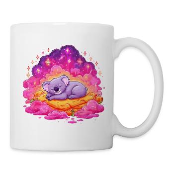 Kuschel Koala Regenbogentraum - Tasse - Weiß - Rechts