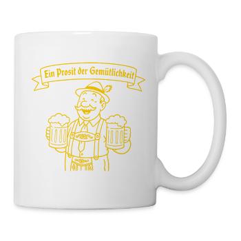 Herr Bier - Ein Prosit der Gemütlichkeit - Mug - white - Right
