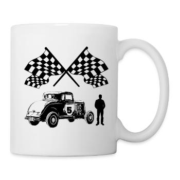 Voiture - Mug blanc - blanc - Droite